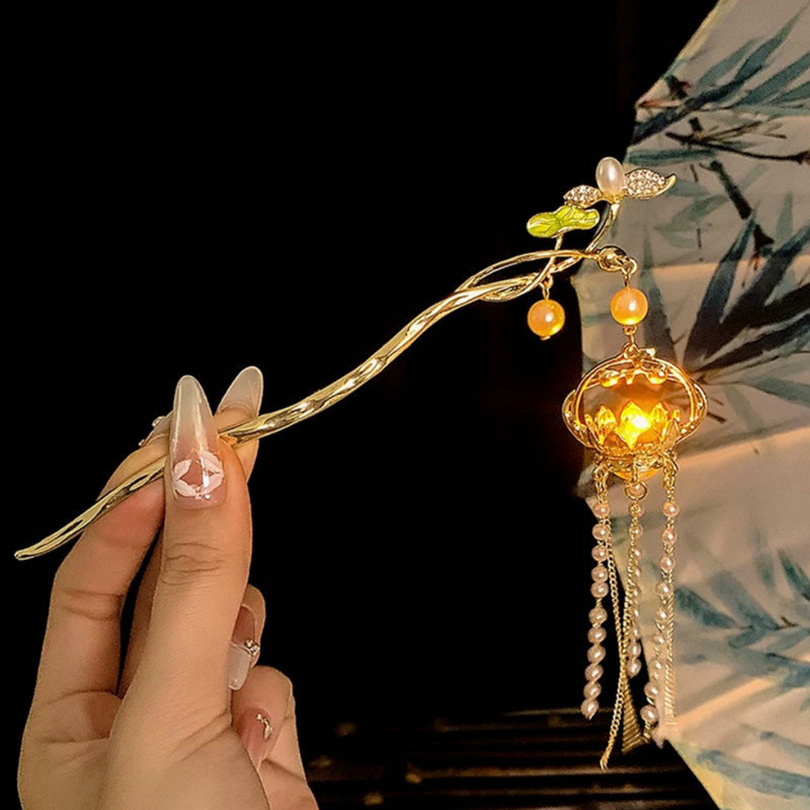 Jepit Rambut Bunga Bercahaya u - Vintage Fashion Accessories ulasan dan harga