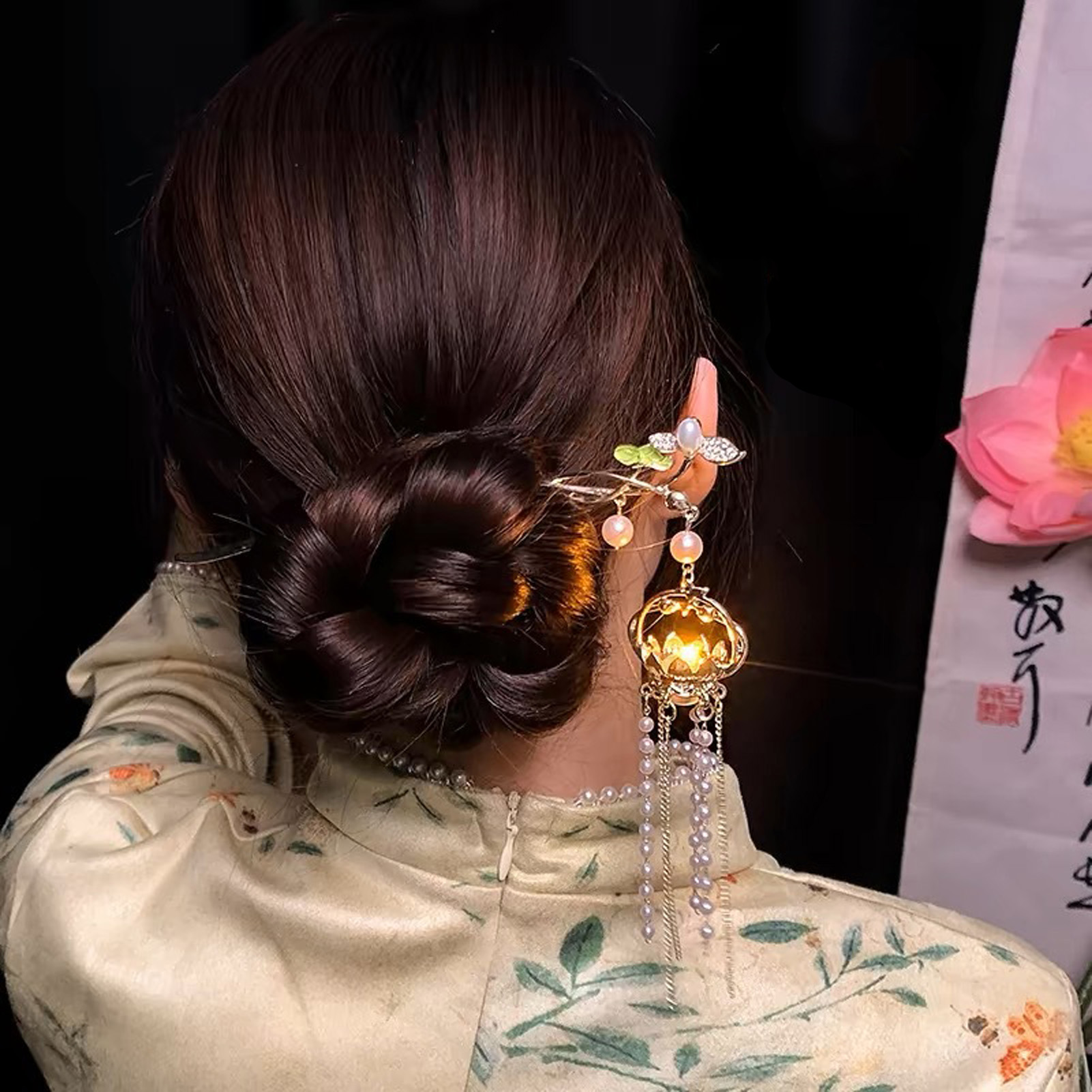 Jepit Rambut Bunga Bercahaya u - Vintage Fashion Accessories ulasan dan harga