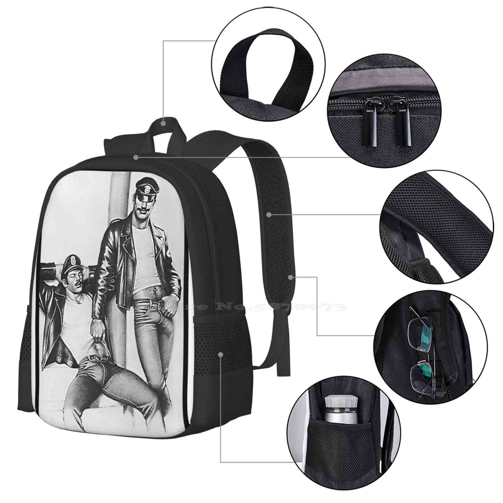Tas punggung Laptop desain pol - Vintage Queer Fashion ulasan dan harga