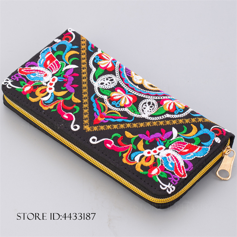Dompet Panjang Bordir Gaya Etn - Vintage Fashion Style Female ulasan dan harga