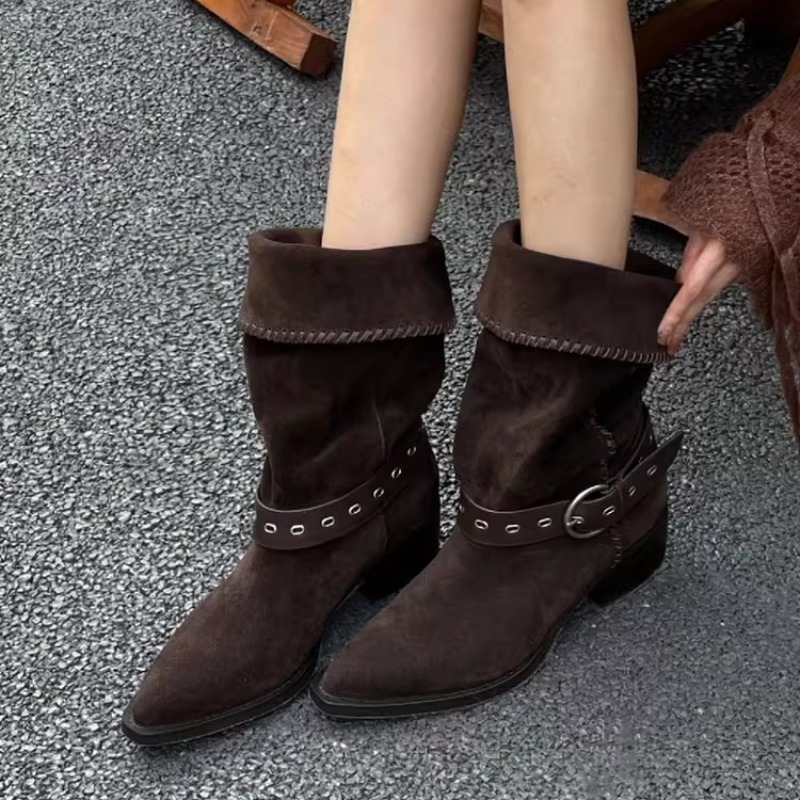 Sepatu Bot Wanita Desainer, Se - Vintage Fashion And Design ulasan dan harga