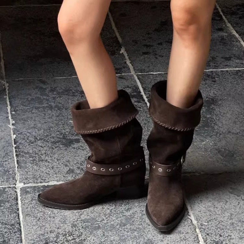 Sepatu Bot Wanita Desainer, Se - Vintage Fashion And Design ulasan dan harga