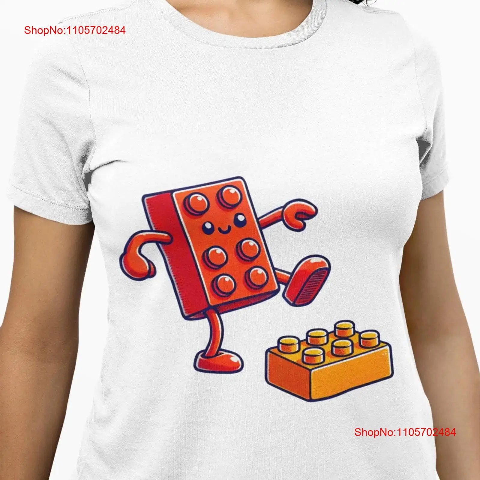 Kaos Blok Bangunan Lucu Karakt - Vintage Fashion Build ulasan dan harga