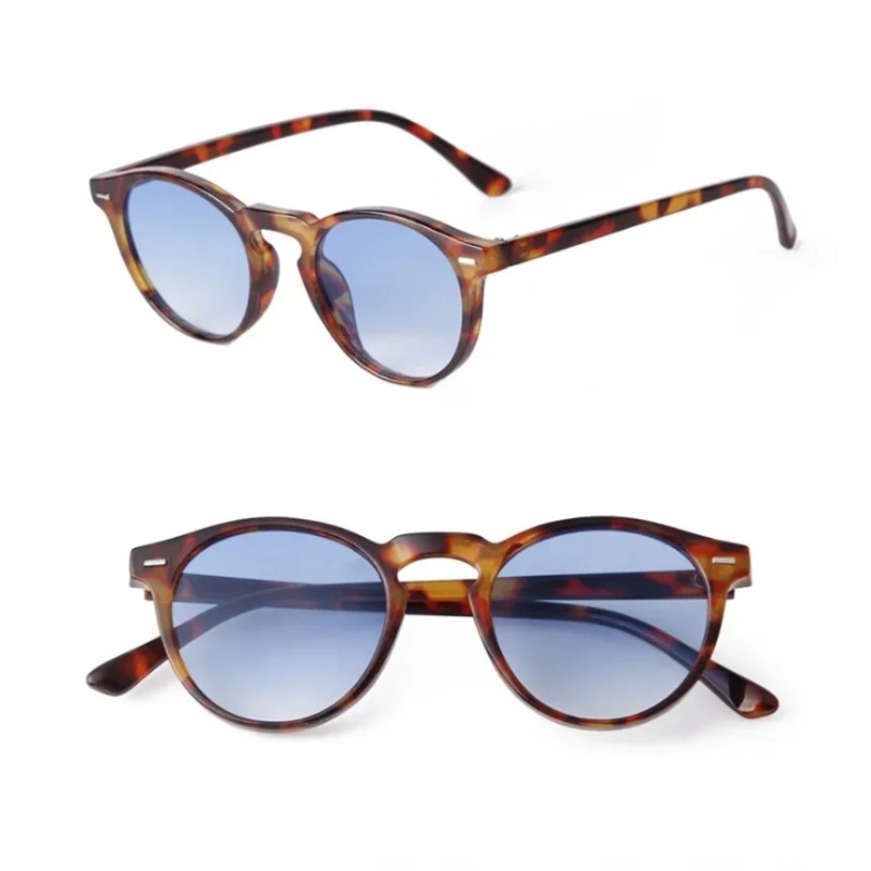 Kacamata Hitam Bulat Fashion V - Vintage Fashion Glasses ulasan dan harga