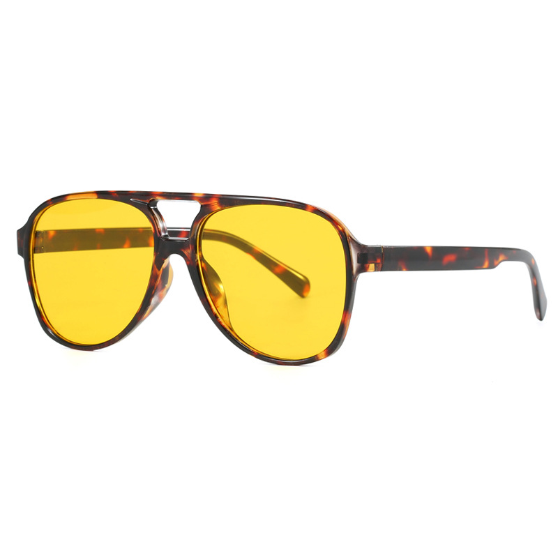 Kacamata Pilot Double Bridge D - Vintage Fashion Glasses ulasan dan harga