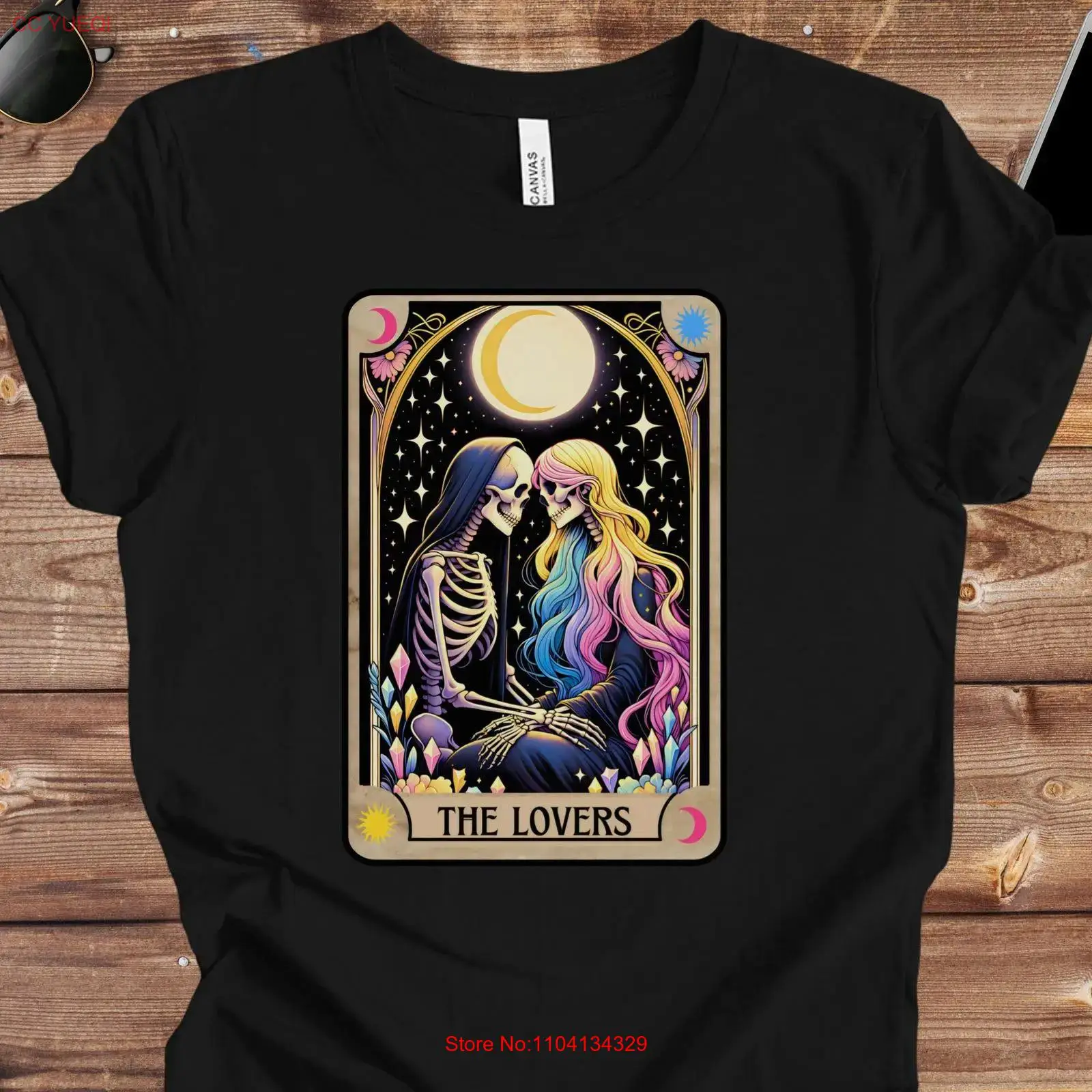Kaos Kartu Tarot Panseksual Wa - Vintage Queer Fashion ulasan dan harga