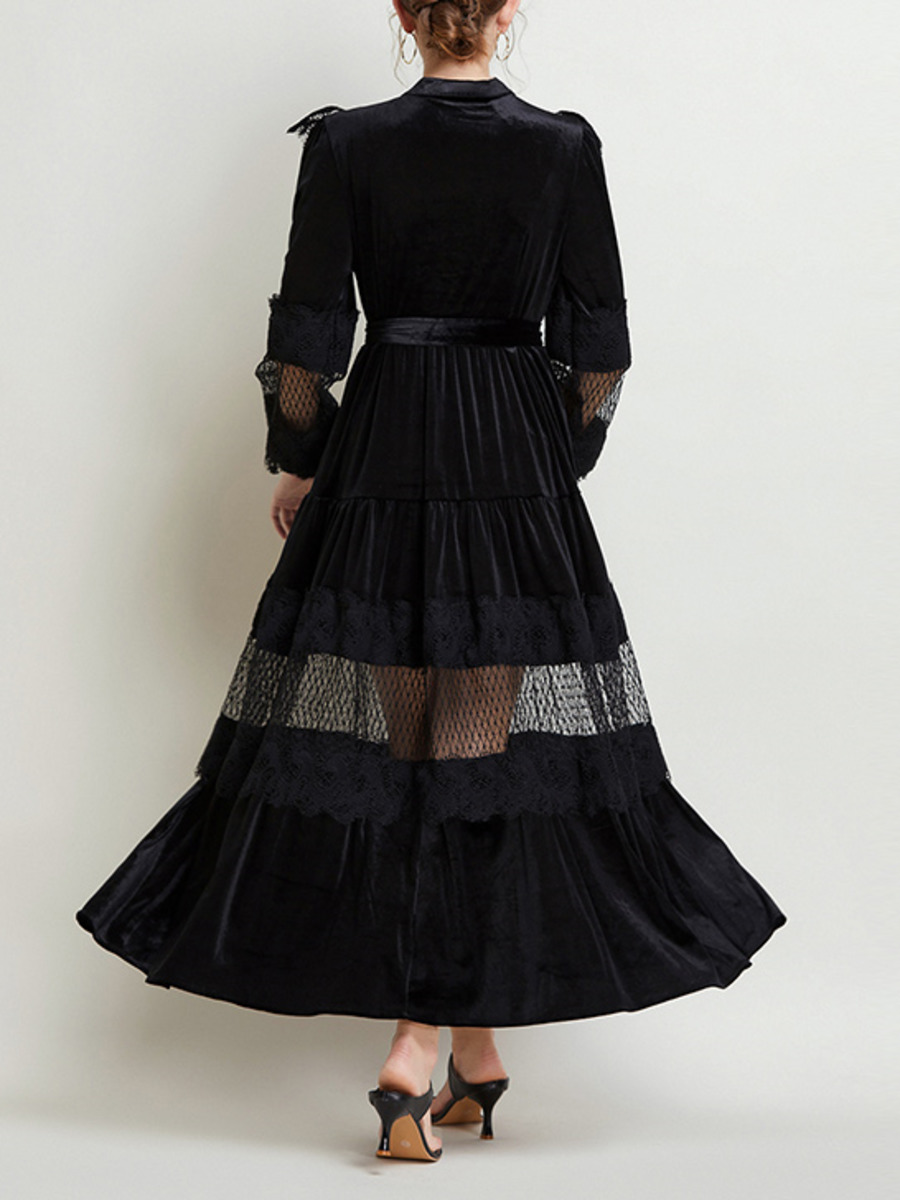 Fashion gaun pesta wanita Maxi - Vintage Fashion Runway ulasan dan harga