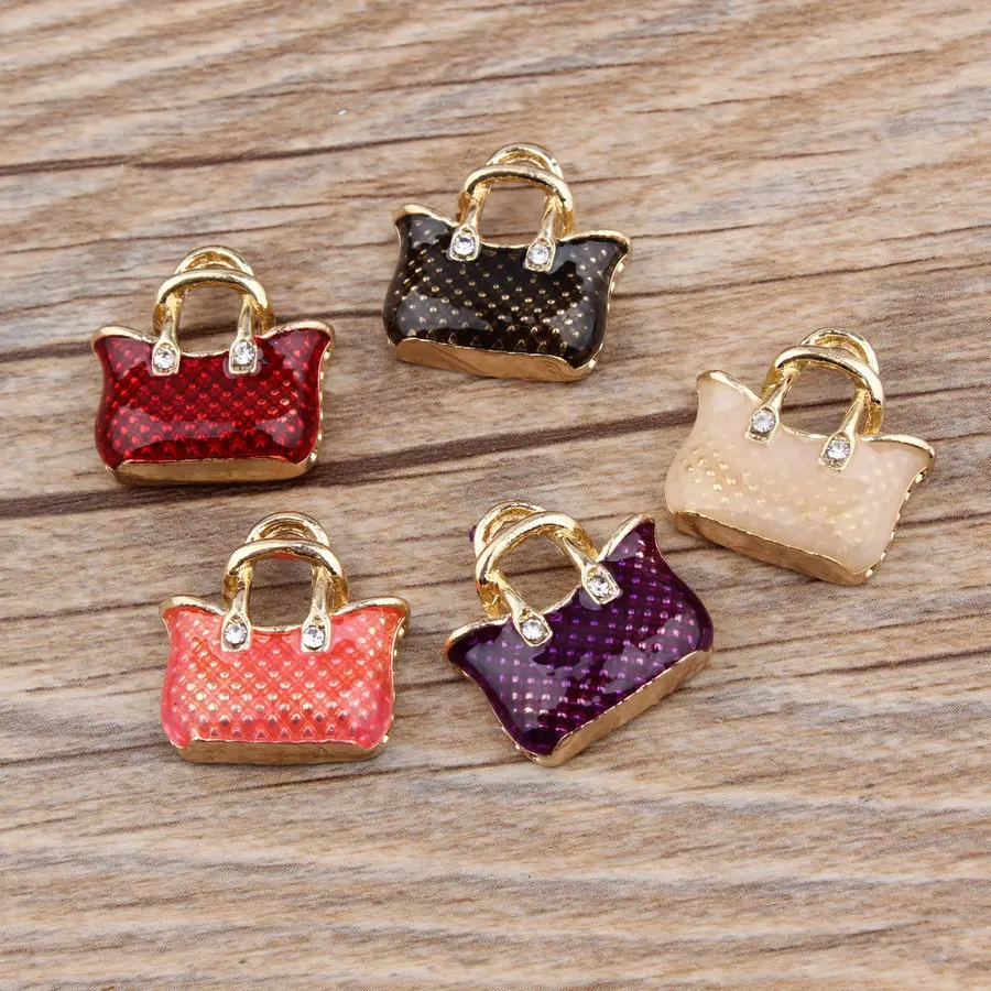 10 buah tas tangan wanita Vint - Vintage Fashion Ornaments ulasan dan harga
