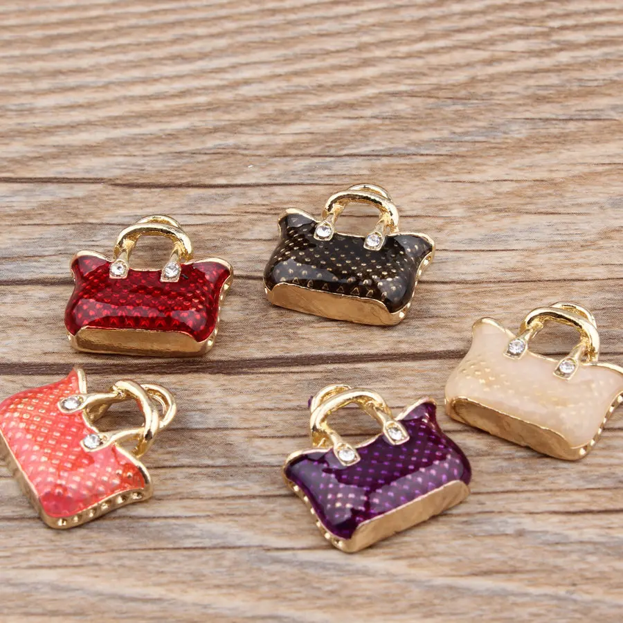 10 buah tas tangan wanita Vint - Vintage Fashion Ornaments ulasan dan harga